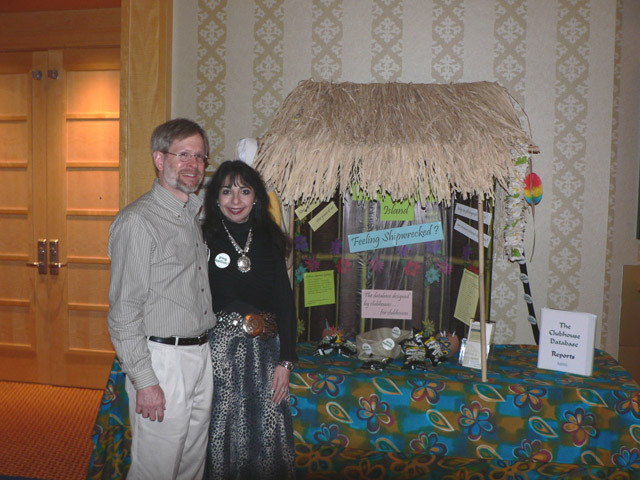The Clubhouse Database booth at the March 22-25, 2009 Washington D.C. Clubhouse Conference