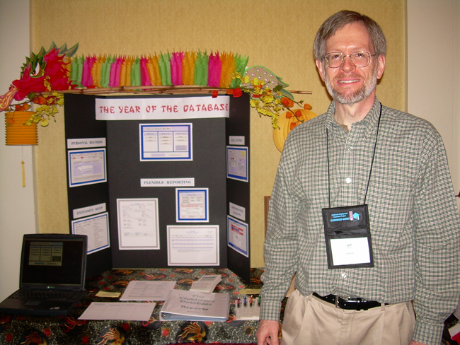 The Clubhouse Database booth at the March 19-22, 2007 Washington D.C. Clubhouse Conference